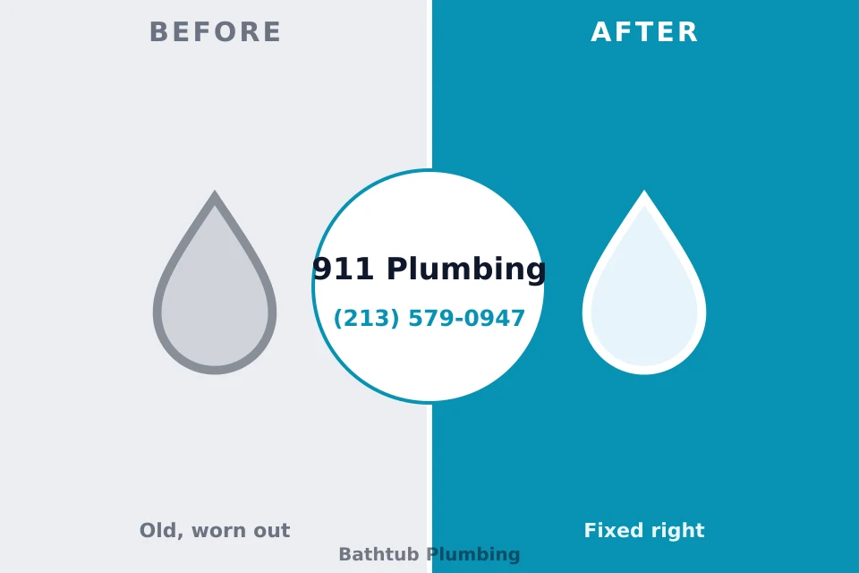 Before and after: plumbing repair St. Croix Falls, WI
